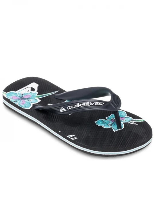 Foto van product QUIKSILVER Open schoenen 'Molokai Art 25' zwart / wit