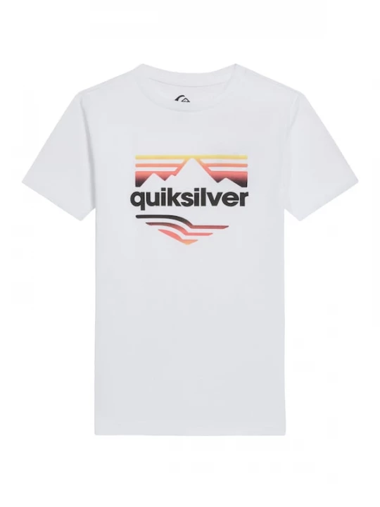 Foto van product QUIKSILVER Shirt 'HORIZON FADE' geel / donkeroranje / zwart / wit