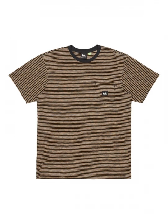 Foto van product QUIKSILVER Shirt 'Kentin' geel gemêleerd / zwart