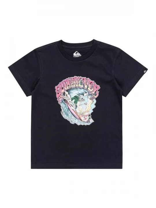 Foto van product QUIKSILVER Shirt 'Times Up' lichtblauw / geel / pink / zwart