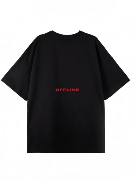 Foto van product QWX2 Shirt 'OFFLINE' beige