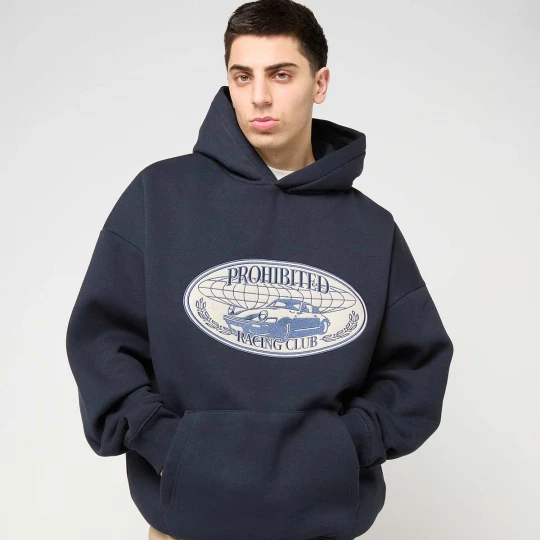 Foto van product Racecore Hoodie PROHIBITED blauw