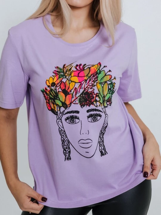 Foto van product RADADA Shirt 'FLOWER CROWN' sering