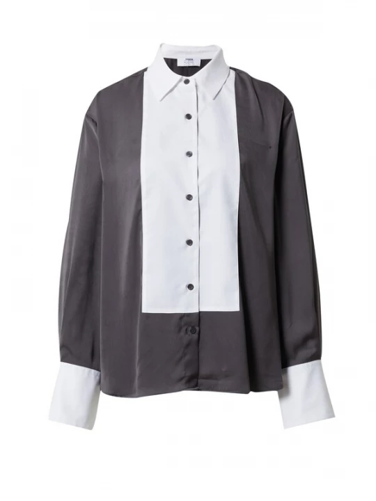Foto van product RÆRE by Lorena Rae Blouse 'Erin' grijs / wit