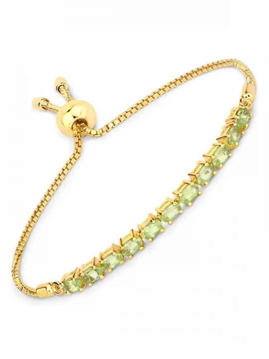 Foto van product Rafaela Donata Armband goudgeel / groen