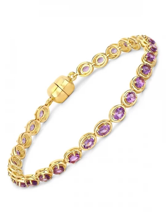 Foto van product Rafaela Donata Armband goudgeel / lichtlila