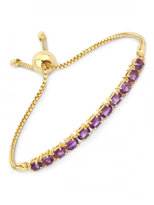 Foto van product Rafaela Donata Armband goudgeel / lila