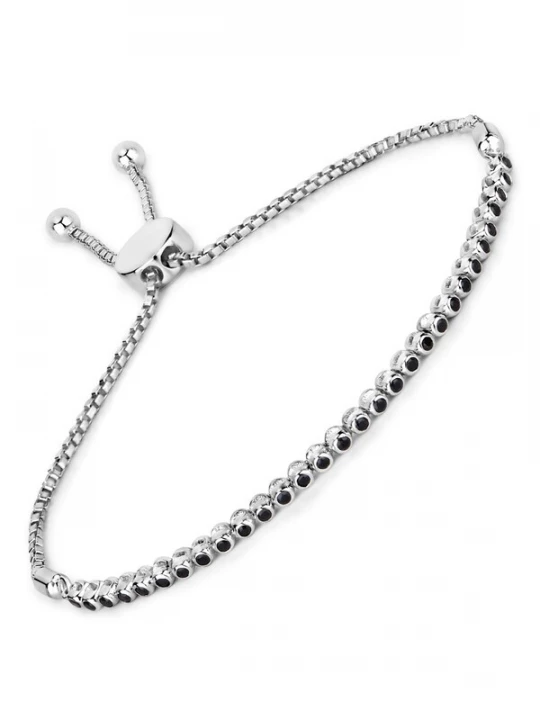 Foto van product Rafaela Donata Armband zwart / zilver