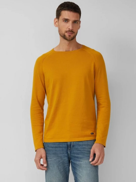 Foto van product Raglan trui van puur katoen s.Oliver geel