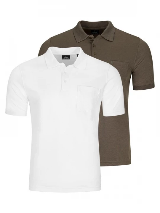 Foto van product Ragman Shirt 'Basic' beige gemêleerd