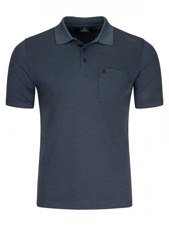 Foto van product Ragman Shirt 'Basic' blauw gemêleerd