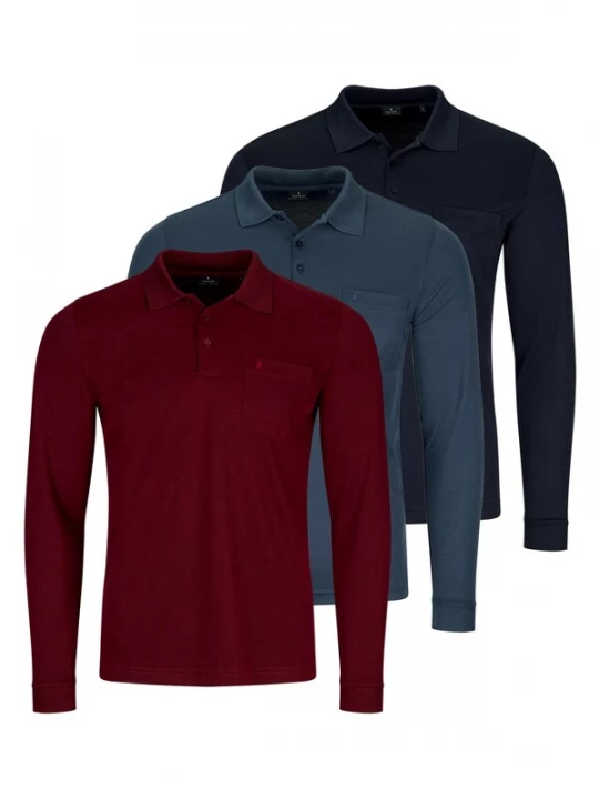 Foto van product Ragman Shirt 'Basic' bordeaux