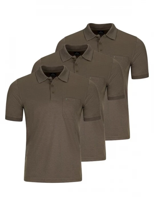 Foto van product Ragman Shirt 'Basic' bruin