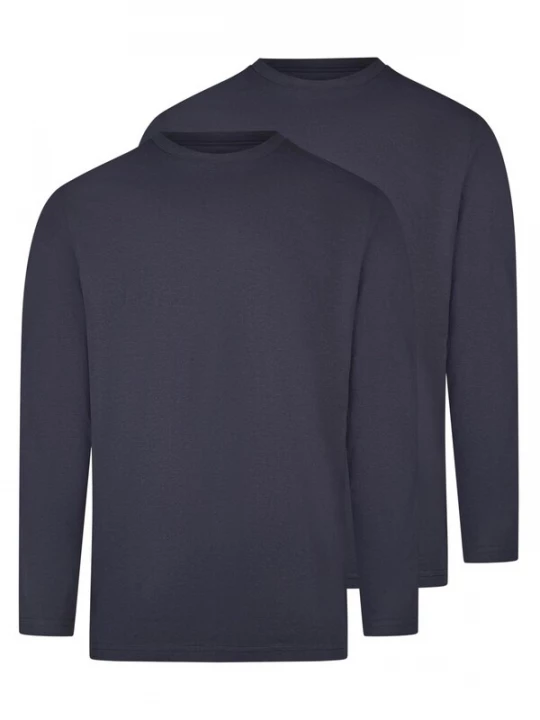 Foto van product Ragman Shirt 'Basic' donkerblauw