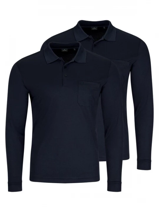 Foto van product Ragman Shirt 'Basic' donkerblauw