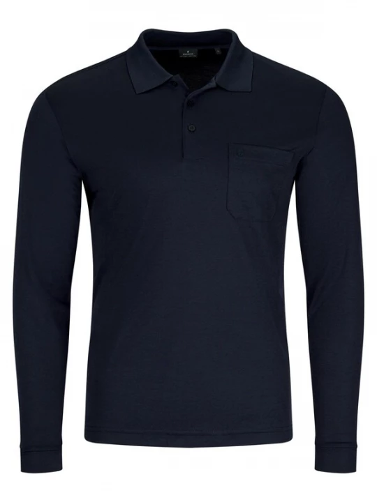 Foto van product Ragman Shirt 'Basic' donkerblauw