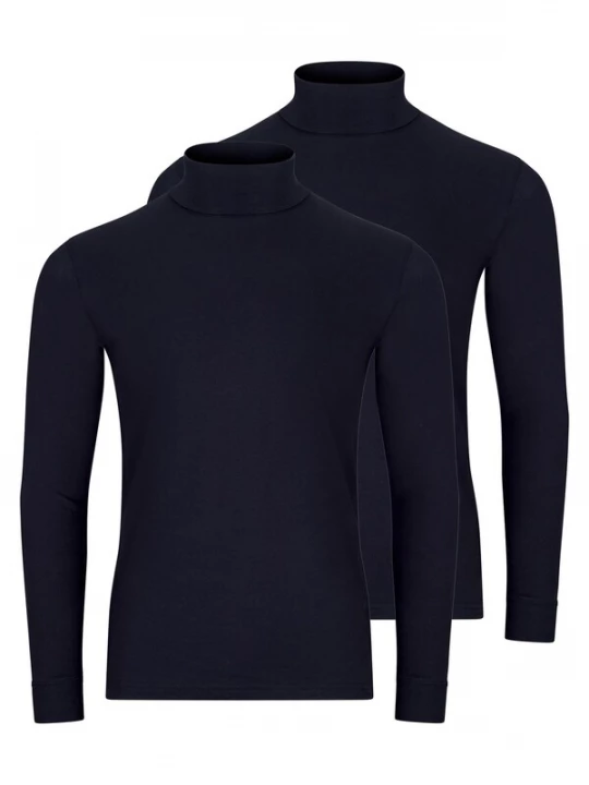 Foto van product Ragman Shirt 'Basic' donkerblauw