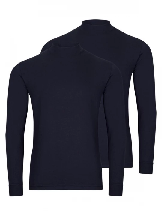 Foto van product Ragman Shirt 'Basic' donkerblauw