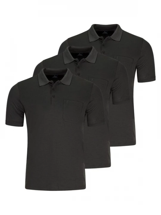 Foto van product Ragman Shirt 'Basic' donkergrijs