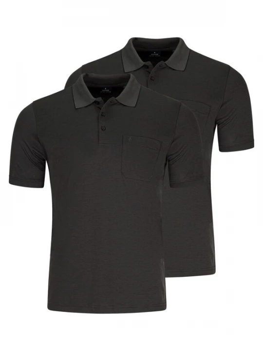 Foto van product Ragman Shirt 'Basic' donkergrijs