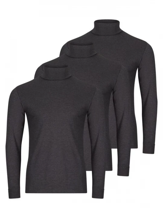 Foto van product Ragman Shirt 'Basic' donkergrijs