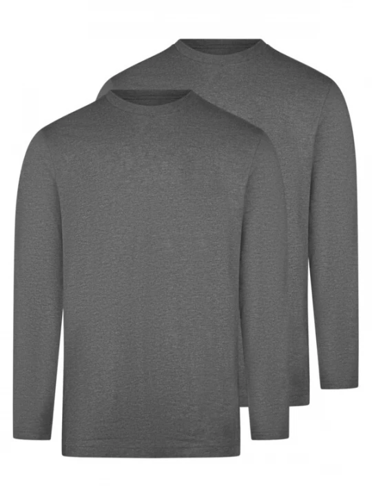 Foto van product Ragman Shirt 'Basic' donkergrijs