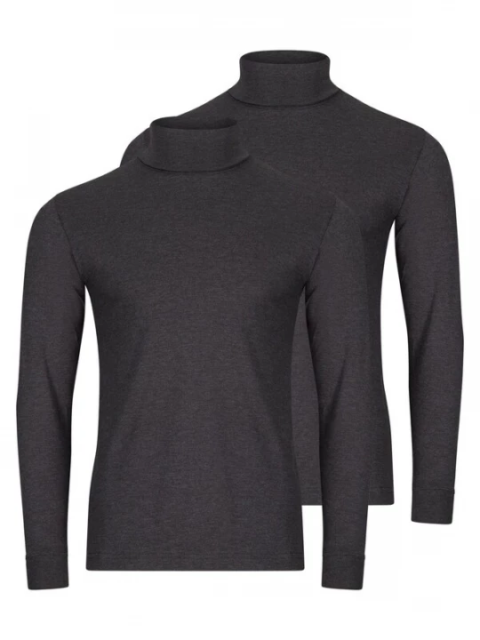 Foto van product Ragman Shirt 'Basic' donkergrijs