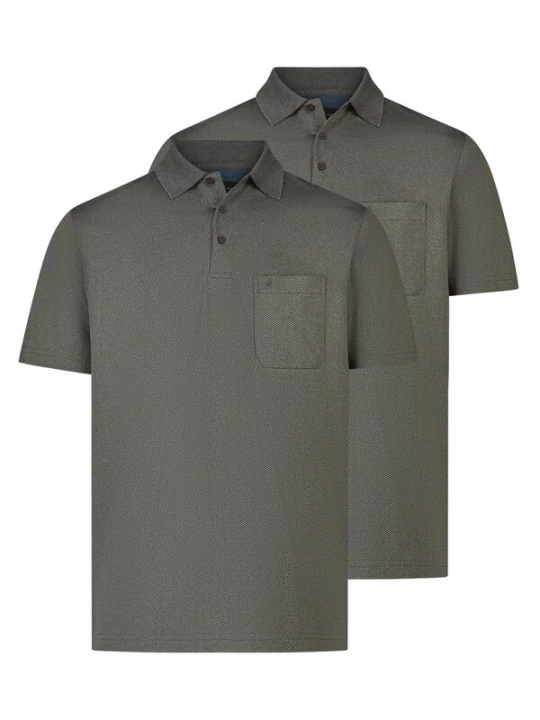 Foto van product Ragman Shirt 'Basic' donkergrijs