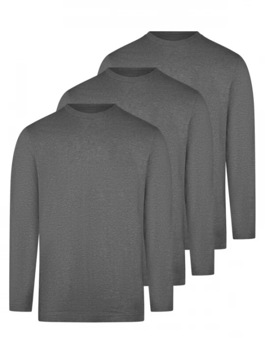 Foto van product Ragman Shirt 'Basic' donkergrijs