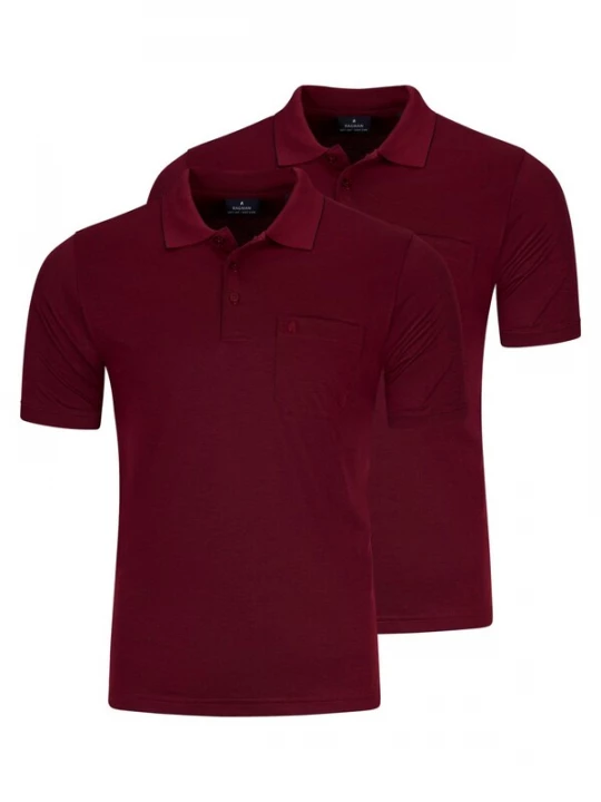 Foto van product Ragman Shirt 'Basic' donkerrood