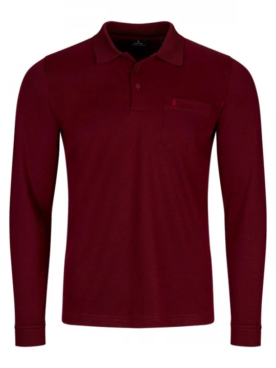 Foto van product Ragman Shirt 'Basic' donkerrood