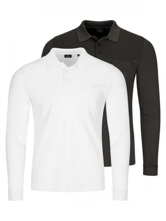 Foto van product Ragman Shirt 'Basic' gemengde kleuren
