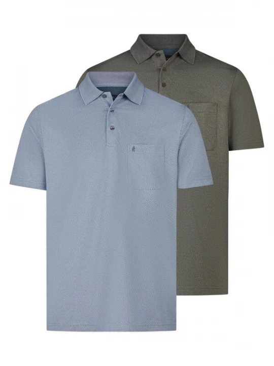 Foto van product Ragman Shirt 'Basic' grijs gemêleerd