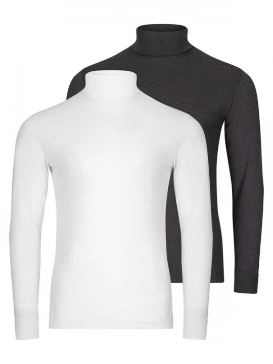 Foto van product Ragman Shirt 'Basic' grijs gemêleerd