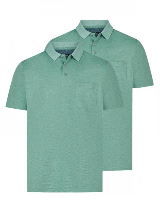 Foto van product Ragman Shirt 'Basic' groen