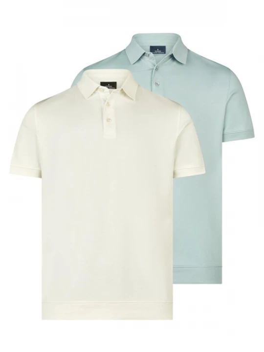 Foto van product Ragman Shirt 'Basic' groen gemêleerd