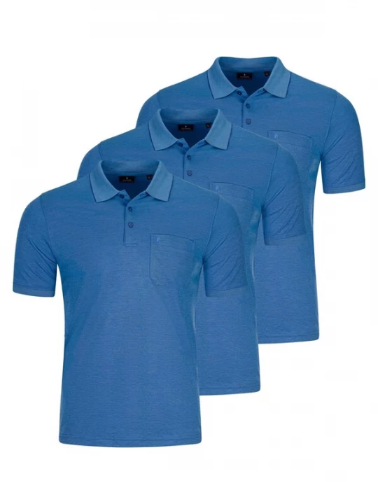 Foto van product Ragman Shirt 'Basic' lichtblauw