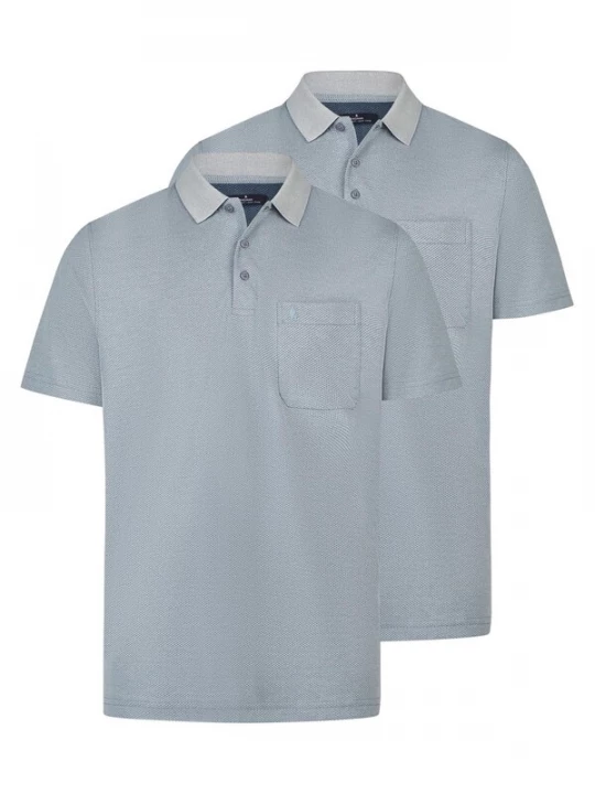 Foto van product Ragman Shirt 'Basic' lichtblauw