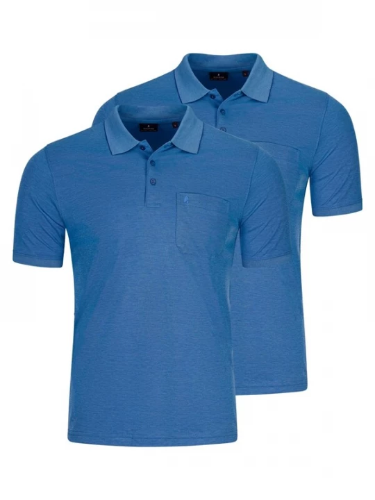 Foto van product Ragman Shirt 'Basic' lichtblauw
