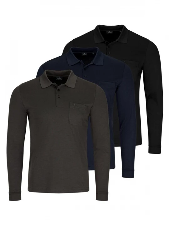 Foto van product Ragman Shirt 'Basic' nachtblauw