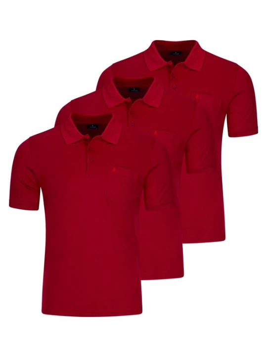 Foto van product Ragman Shirt 'Basic' rood