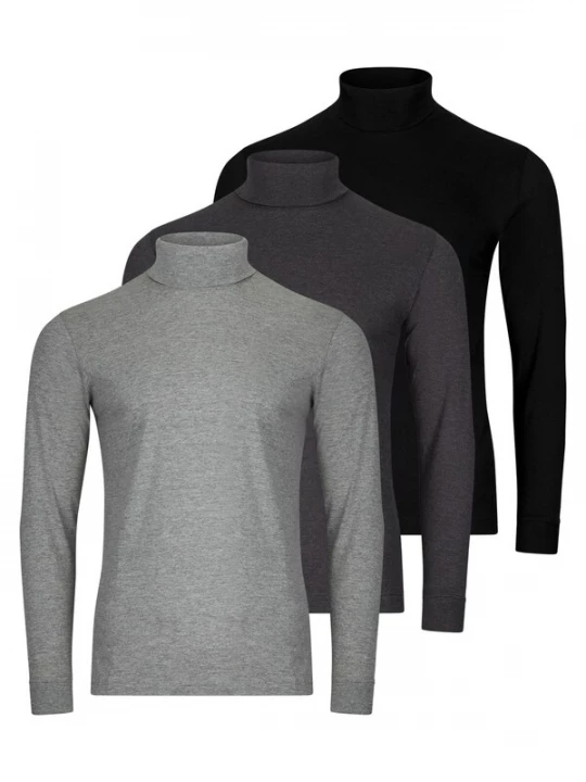 Foto van product Ragman Shirt 'Basic' rookgrijs