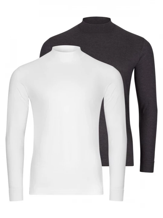 Foto van product Ragman Shirt 'Basic' rookgrijs