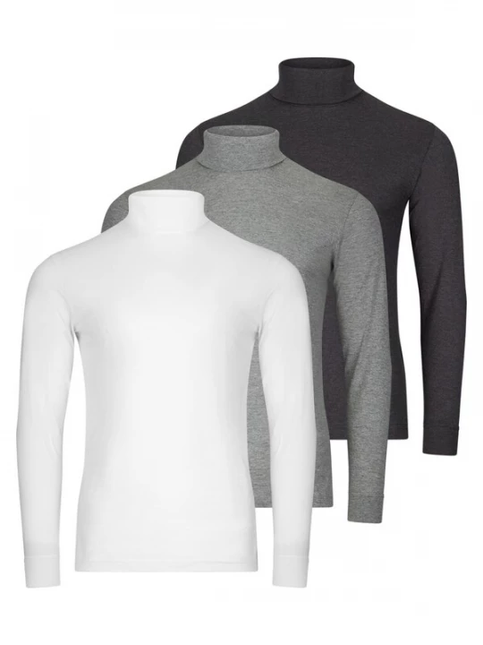 Foto van product Ragman Shirt 'Basic' zilvergrijs