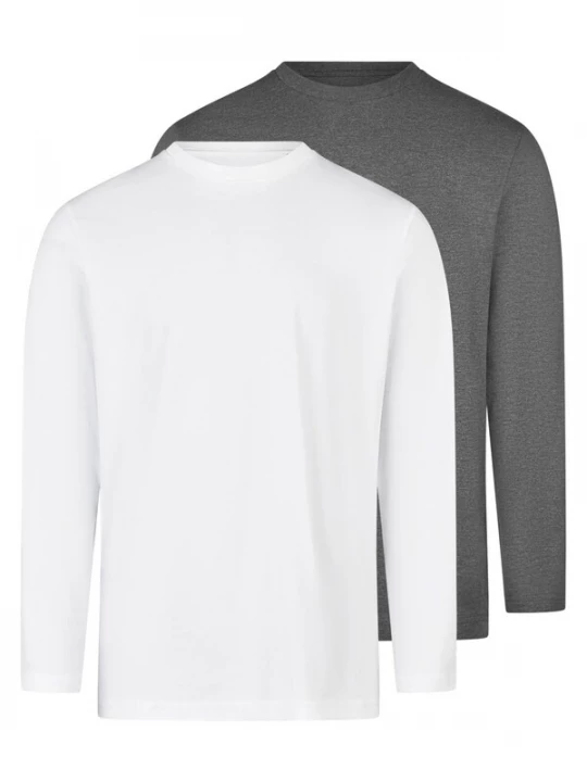 Foto van product Ragman Shirt 'Basic' zilvergrijs