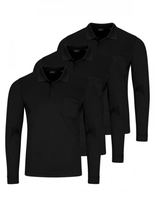 Foto van product Ragman Shirt 'Basic' zwart