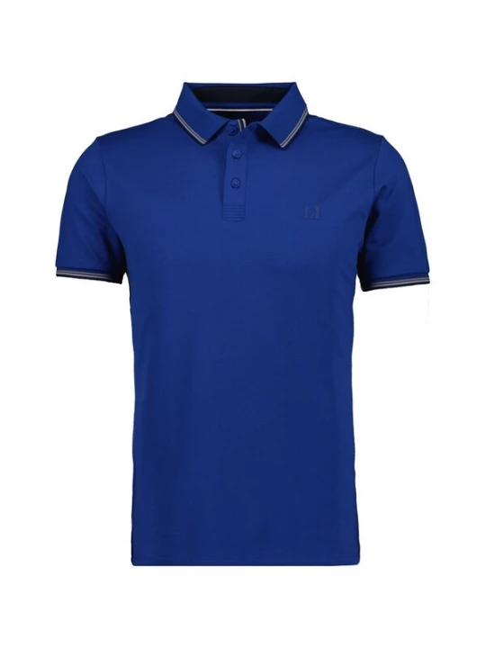Foto van product Ragman Shirt donkerbeige / marine / ultramarine blauw / offwhite