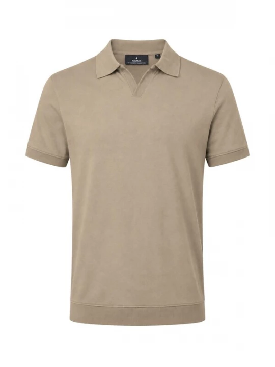 Foto van product Ragman Shirt 'RAGMAN POLO M / M POLO' donkerbeige
