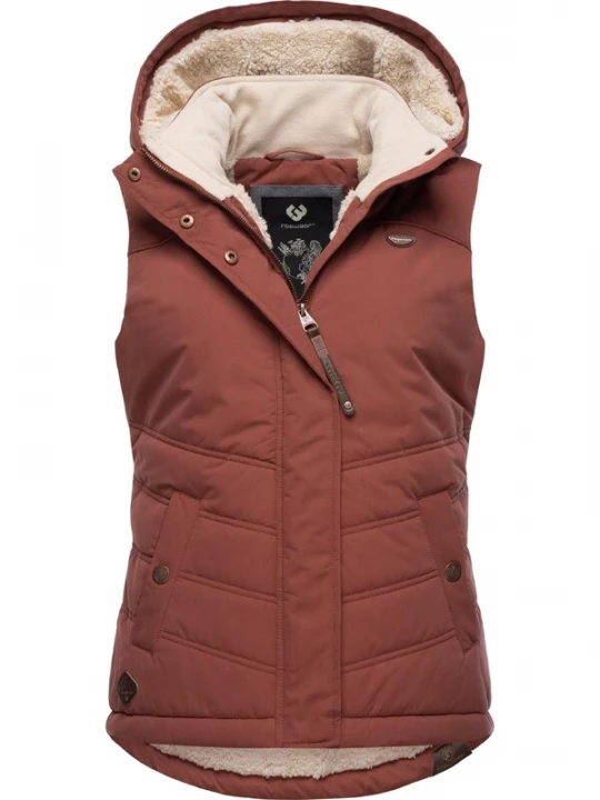 Foto van product Ragwear Bodywarmer 'Hesty' beige / roestbruin
