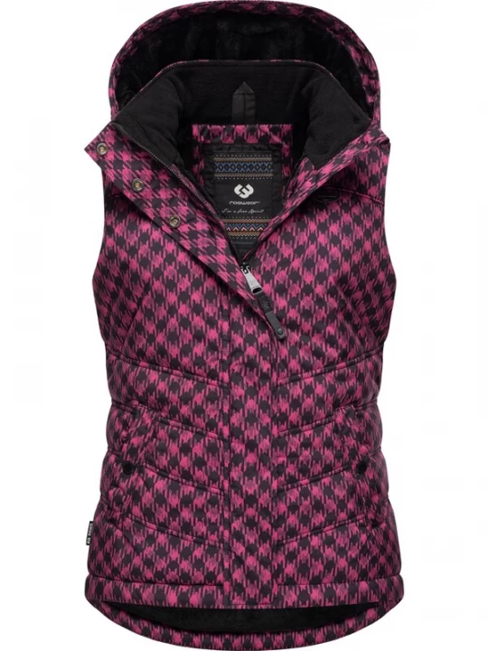 Foto van product Ragwear Bodywarmer 'Hesty' cyclaam / zwart